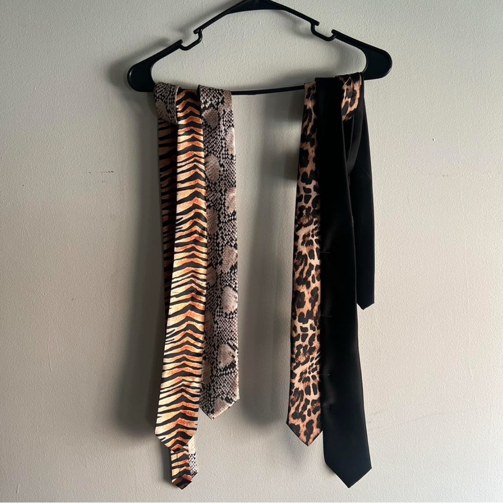 Animal Print Diy Tie Top